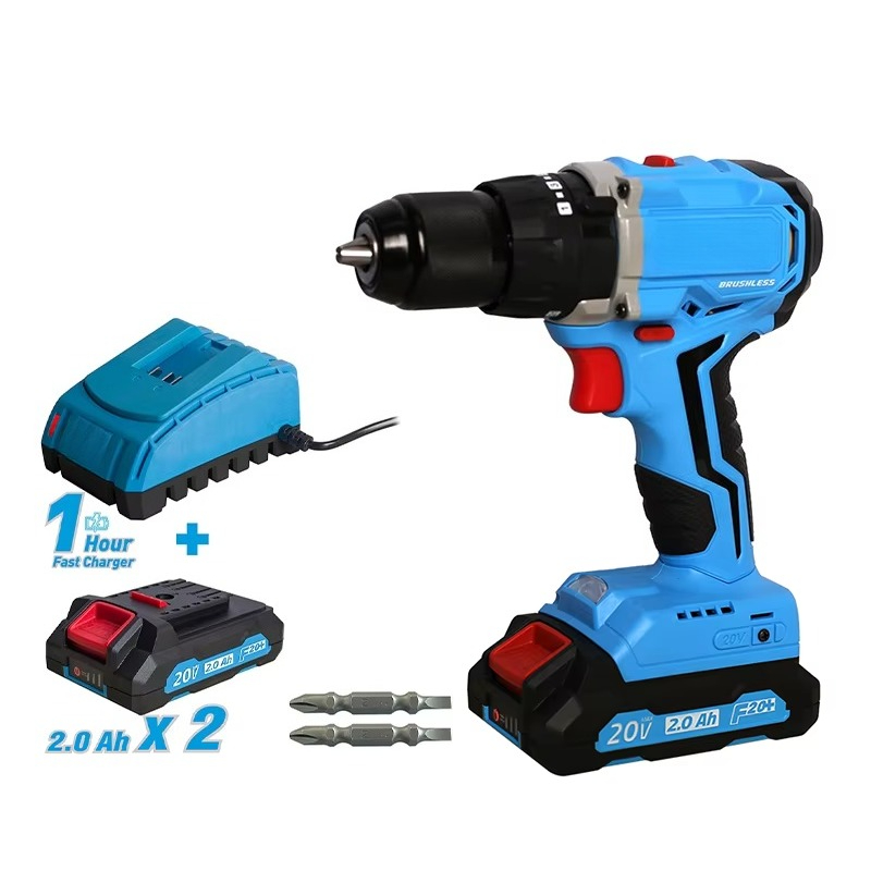 Power Tools Drill - Set di Utensili Elettrici a Batteria