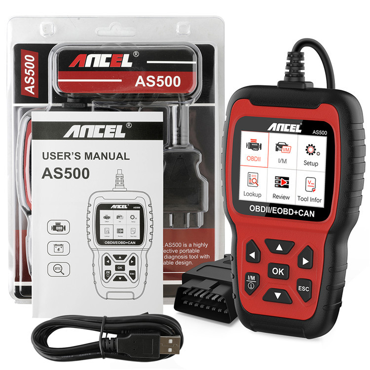 Ancel AS500 OBD2 Scanner autom - Power Tools English recensione e prezzo