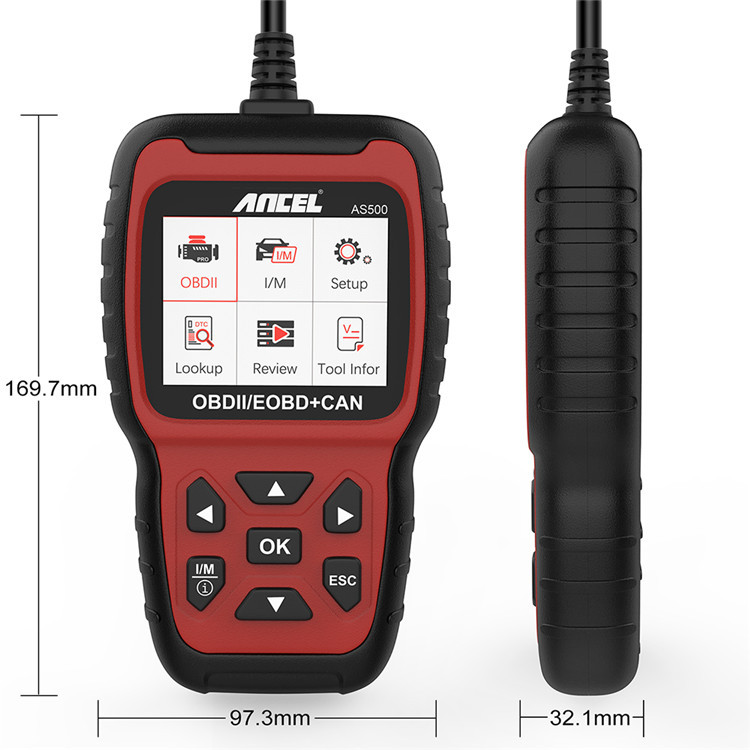 Ancel AS500 OBD2 Scanner autom - Power Tools English recensione e prezzo