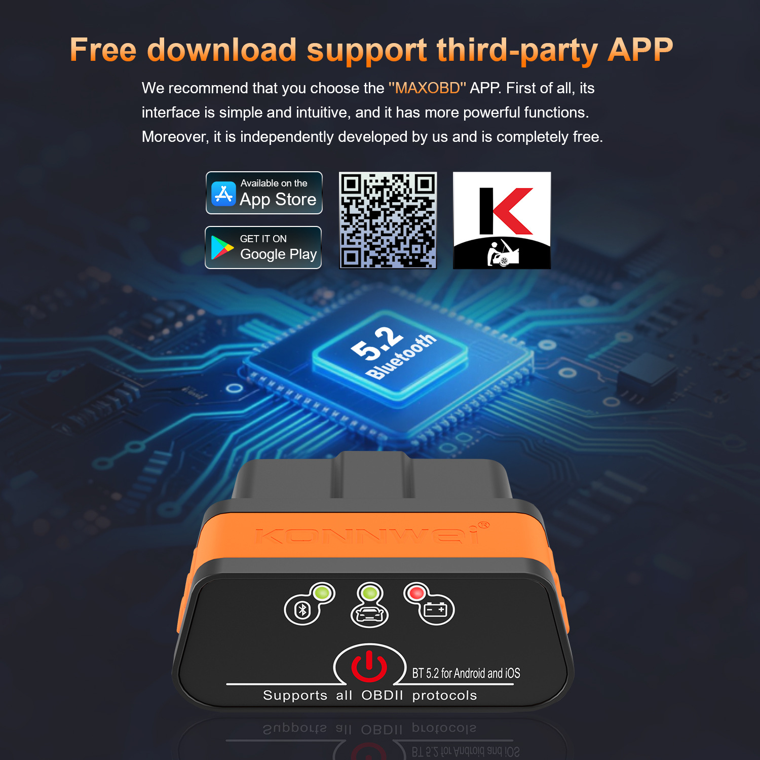 MINI OBD2 KW901 Bluetooth 4.0  - Power Tools English recensione e prezzo