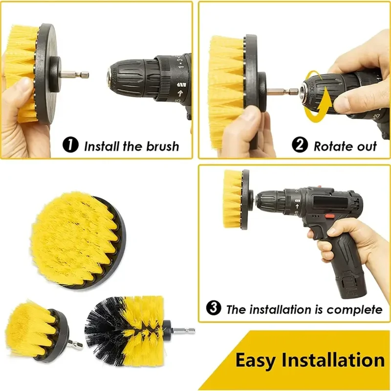 Set di 3 spazzole per trapano, - Power Tools Ridgid recensione e prezzo
