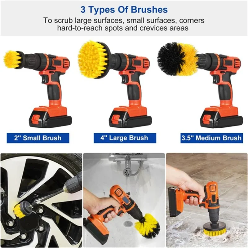 Set di 3 spazzole per trapano, - Power Tools Ridgid recensione e prezzo