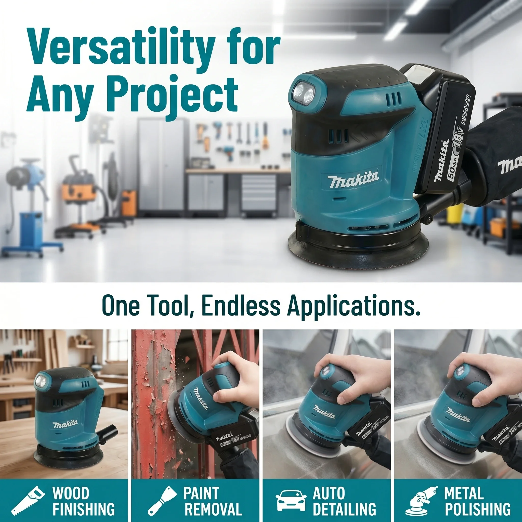 Makita DBO180Z 18V Levigatrice - Random Orbital Sander recensione e prezzo