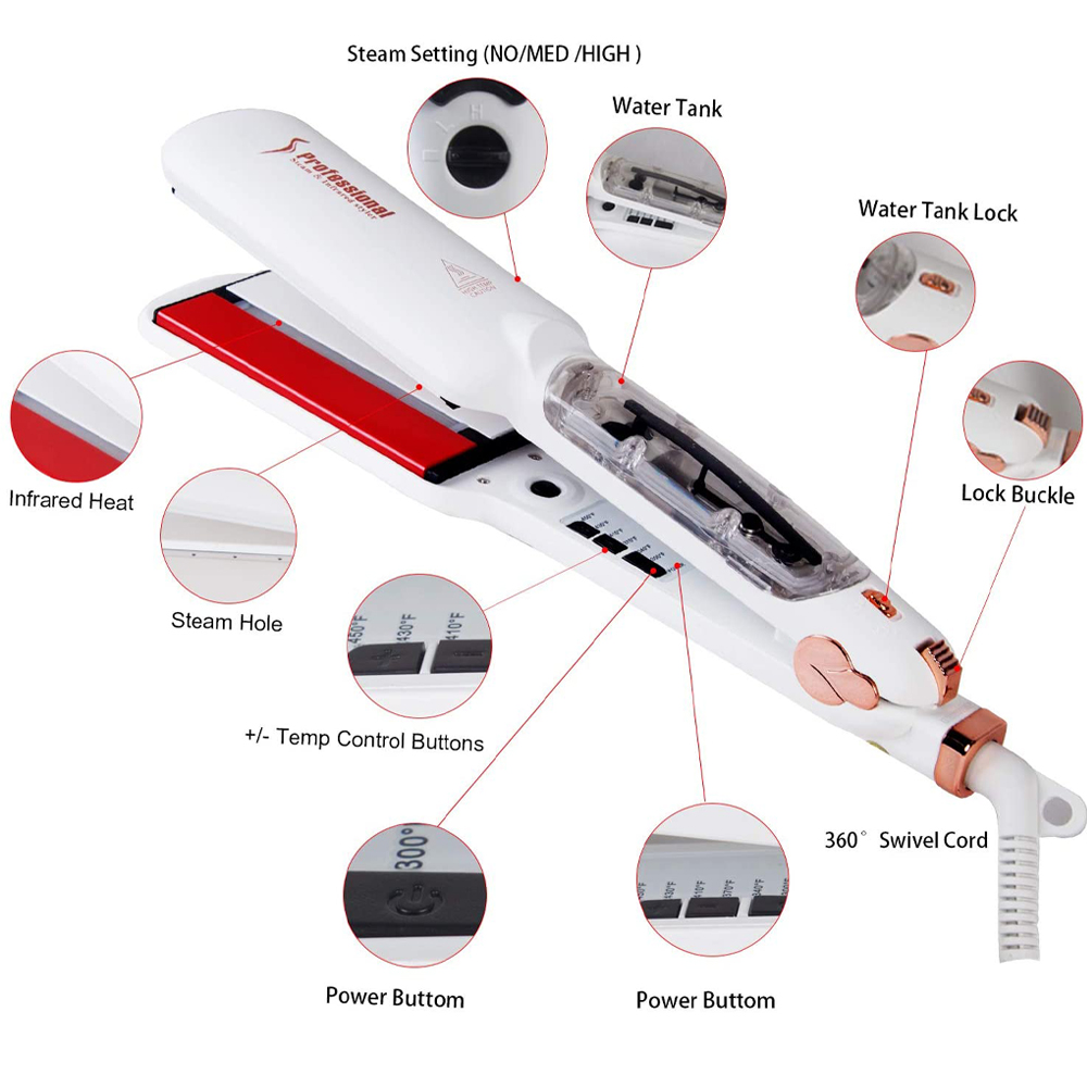 Piastra per capelli a vapore c - Power Tools Voltage recensione e prezzo